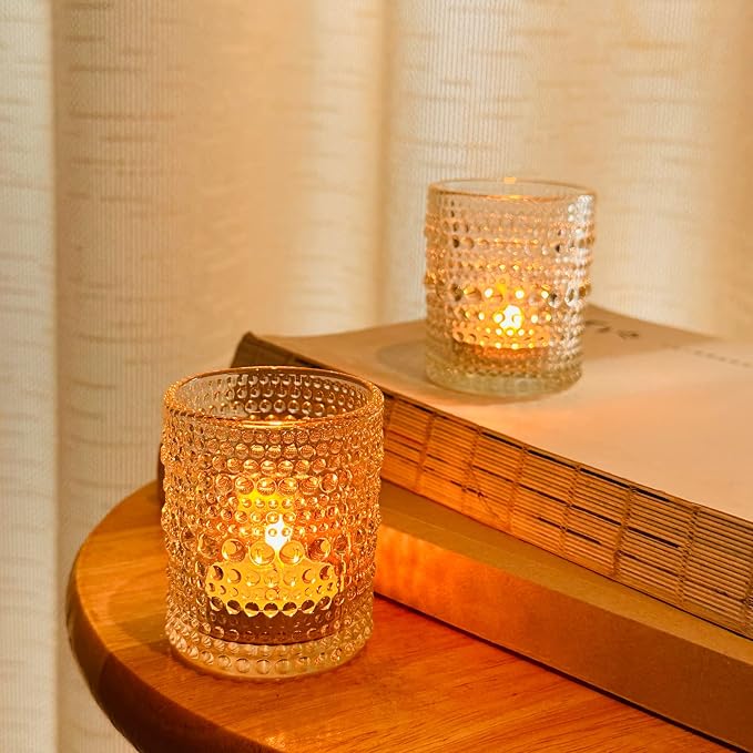 TRIRITE 36 Pack Votive Candle Holders, Reusable Durable Elegant Vintage Votives - Image 3