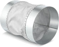 6 Inch Flexible Duct Connector, Round Dryer Vent Connector Galvanized Steel by Otoolling