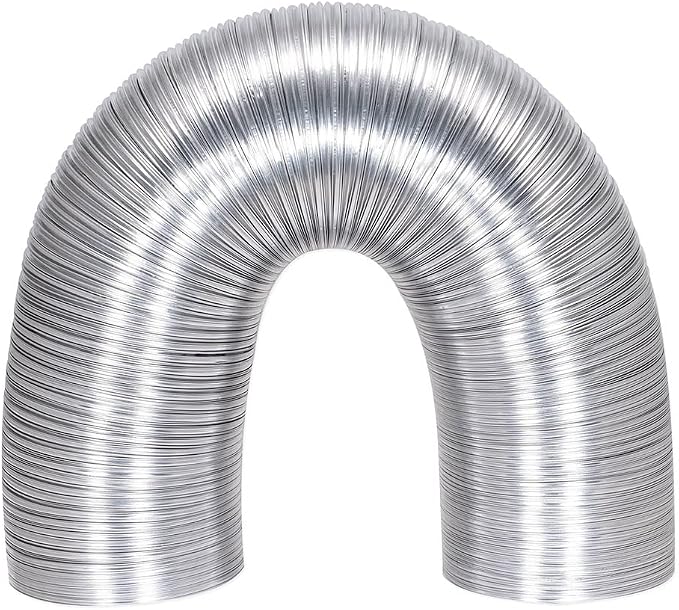 Eastman 8 Foot ArmorFlex Dryer Vent, Flexible Aluminum Duct - Image 8