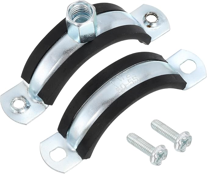 uxcell 6 Pcs Adjustable Pipe Bracket Clamp - Image 3