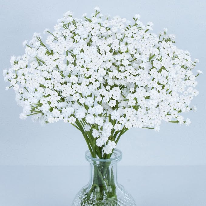 MAQIHAN 6 Babys Breath Artificial Flowers by MaqiIhanCustomOfficial