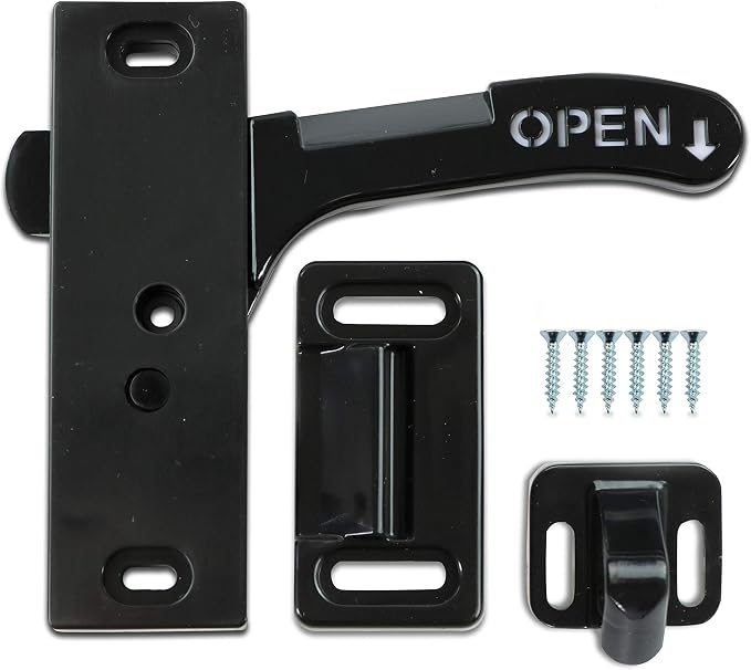 RV- Screen Door Latch Right Hand Handle Kit by Leisure+Coachworks