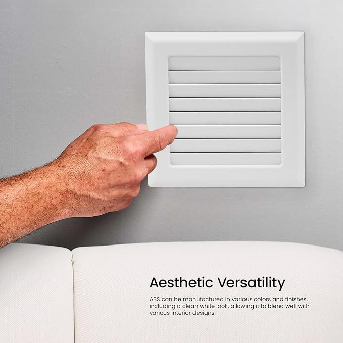 Highcraft TC100-5 Universal Outlet Box Square Louvered Faceplate Replacement; - Image 6