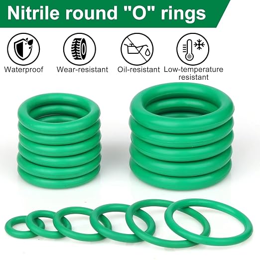 270 Pcs Car Air Conditioning O Ring Kit, Seal Rubber O-Rings Assortment O-Ring - Image 5