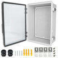 Electrical Junction Box, IP67 Waterproof Outdoor Box ABS Plastic Enclosure by Qukipet