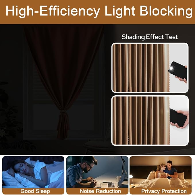 Self Adhesive Curtains, No Drilling Rodless Design - Image 3