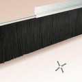 1 Set Retsun Garage Door Brush Sweep, Extra Wide Bristles by HOME