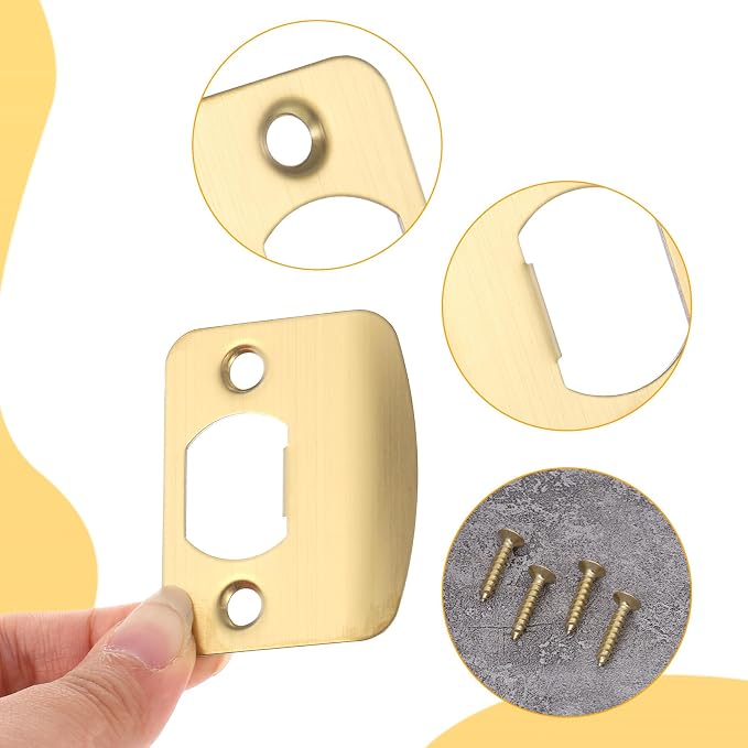 Door Strike Plate 2-1/4"x1-3/4" - Image 2