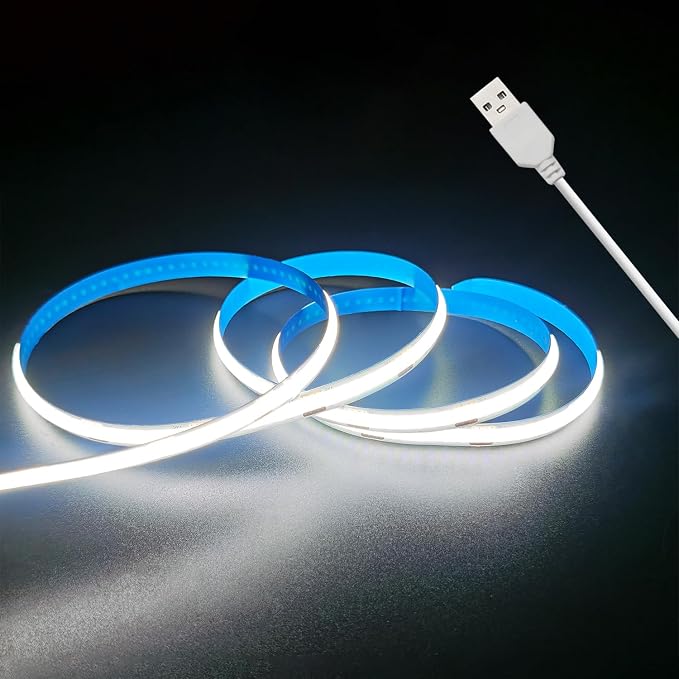 ZSLAIFU A 5V USB LED Light Strip, COB LED Strip Lights, Small LED Strip Light by ZSLAIFU