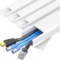 Delamu Cord Covers for 3-4 Wires on Wall, 56.7in Cord Hider Wire Covers for by DELAMU