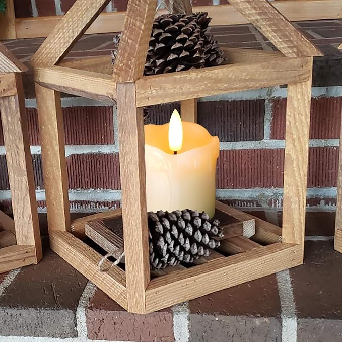 Homemory 2"x2" Real Wax Flameless LED Votive Candles, 6H Timer, 6 Pack | 400+ - Image 5