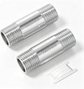 2pcs Thickened Nipple Cast Pipe 1/4" NPT Male by TAISHER