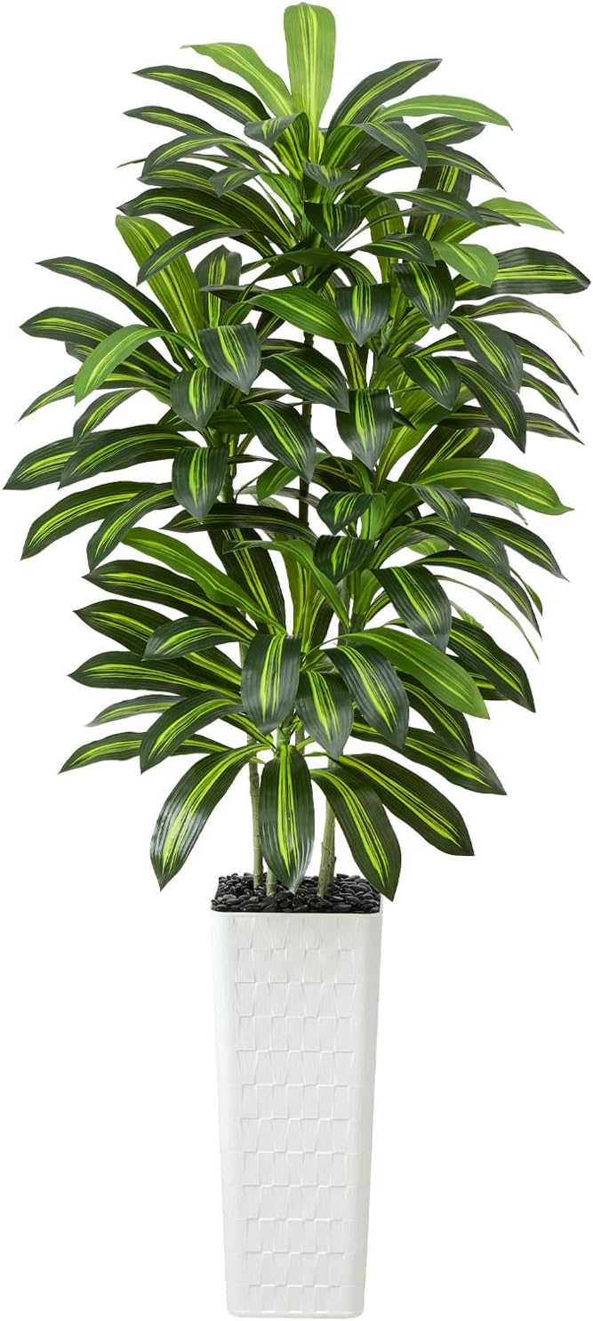 Artificial Dracaena Tree Indoor, 7FT Tall Fake Floor Plants by TXABL