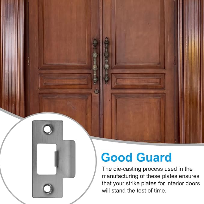 PATIKIL 2-3/4" Door Lock Strike Plate, Door Backplate - Image 5