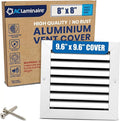 8x8 Aluminum Wall Ceiling Air Return Vent Cover HVAC Rustproof Grille by ACLAMINAIRE
