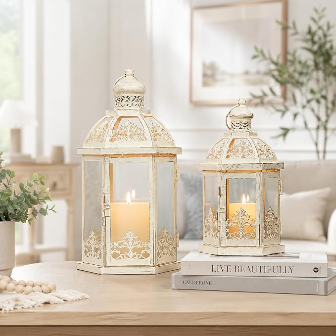 Lanterns Decorative Outdoor&Indoor, Candle Holder - Image 9