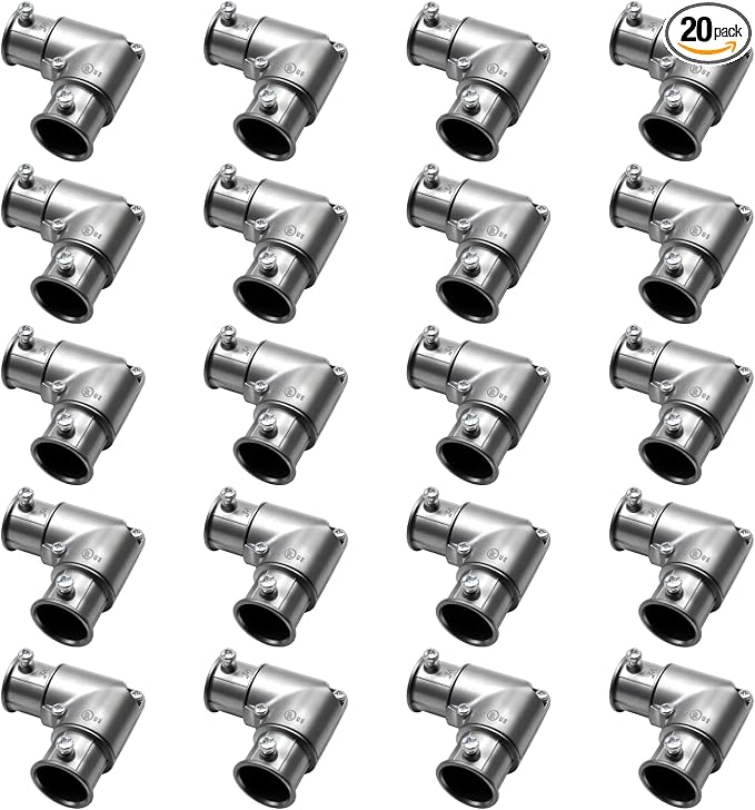 90 Degree EMT Pull Elbow, 1/2 Inch Inside Corner Conduit Coupling by AIRTAK
