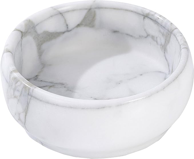 4.72 Inch Decorative Bowls, Natural Marble Decorative Bowls by CMCHICMONDAY