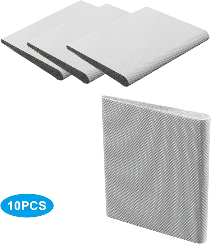 Door Corner Seals, Self-Adhesive Wedge Draft Stoppers, Foam Pads, Weather - Image 4