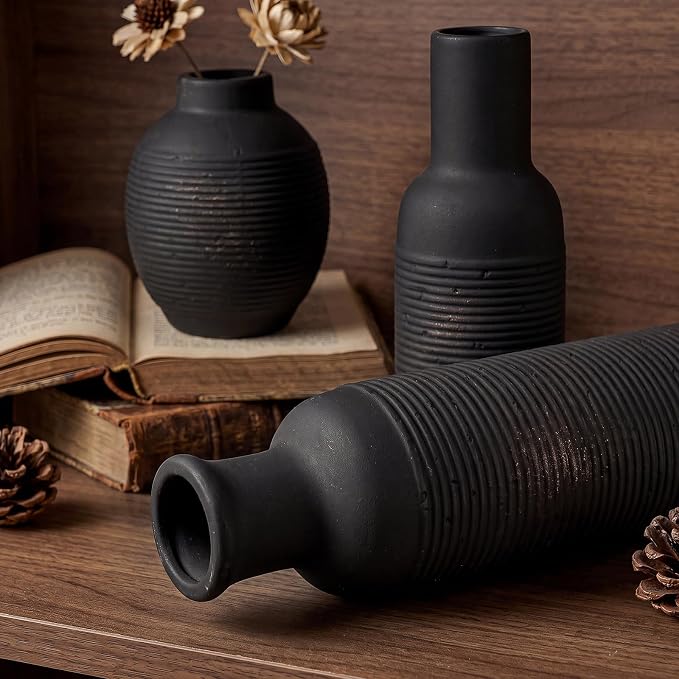 Rustic Farmhouse Vase Set of 3 - Image 5