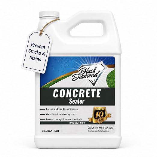 Black Diamond Stoneworks Concrete Sealer – Penetrating Water Repellent Sealer by BlackDiamondStoneworks