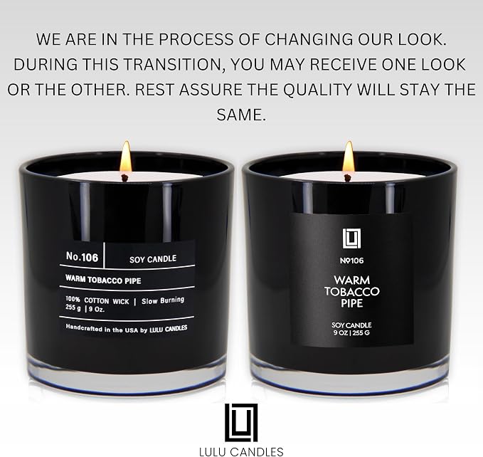 Lulu Candles | Warm Tobacco Pipe | Luxury Scented Soy Jar Candle | Hand Poured - Image 3