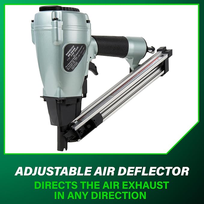 Metabo HPT Pneumatic Strip Nailer, 36° Metal Connector Tool, NR38AK | Fastens - Image 9