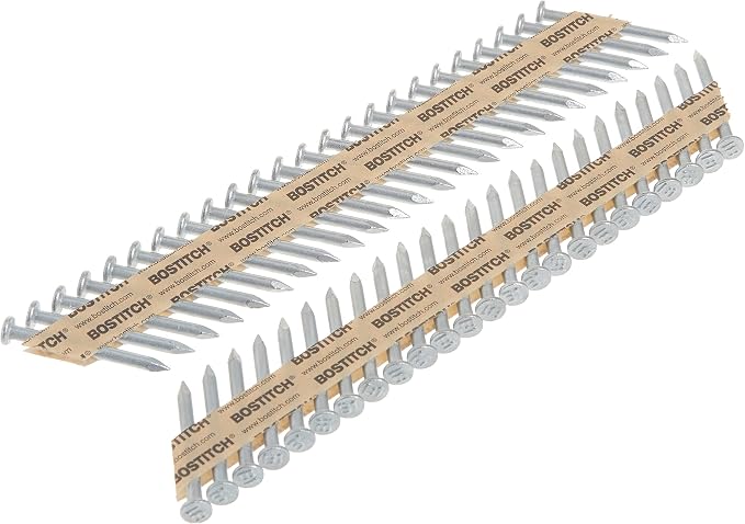 BOSTITCH Framing Nails, Paper Tape Collated, Galvanized Metal Connector - Image 2