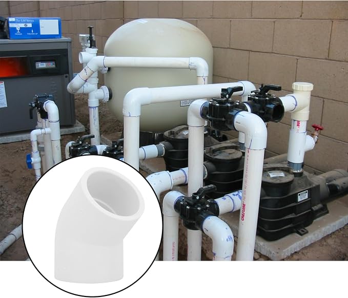 20Pack 1" 45 Degree PVC Elbow Pipe Fitting Connector Furniture Build Grade - Image 6