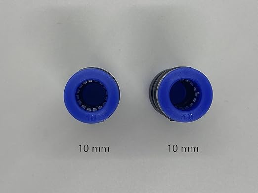 zjxed 10mm OD x 10mm OD Pneumatic quick Connector Push to Connect fittings - Image 2