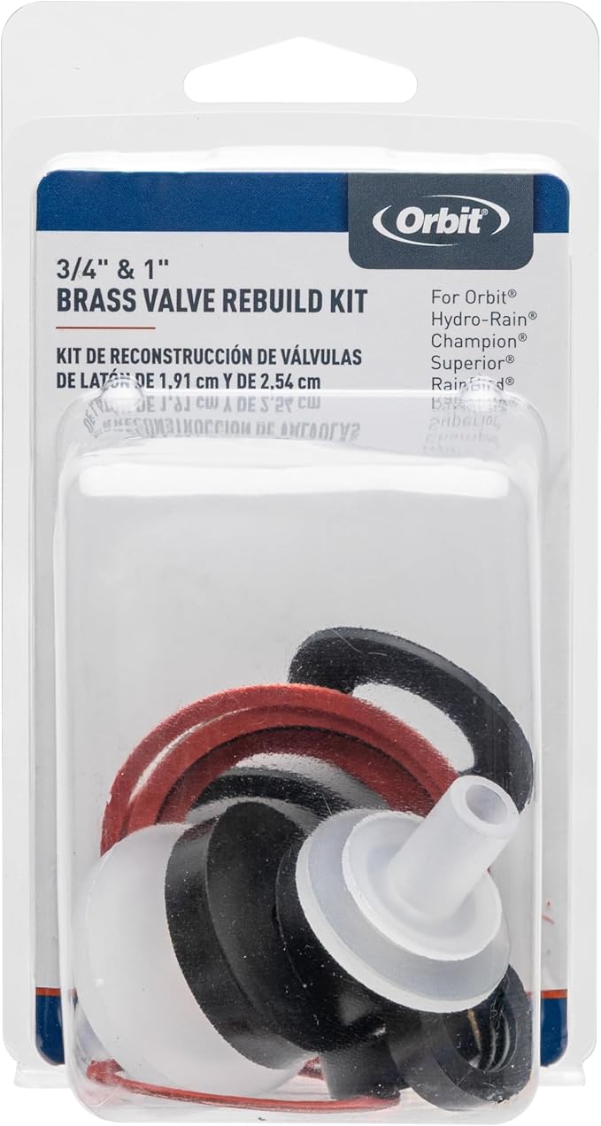 4-Pack Orbit 3/4" & 1" Brass Anti-Siphon Valve Repair Kit - Image 2