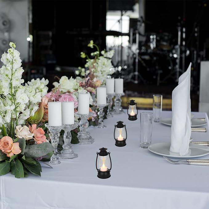 12Pcs Mini Lantern for Cowboy Halloween Christmas Wedding, Table Centerpiece - Image 6