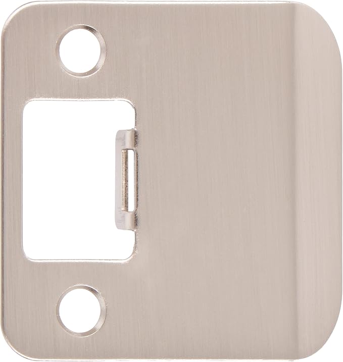 Round Corner Extended Lip Strike, 2-1/4" x 1-3/4", Satin Nickel by StoneHarborHardware