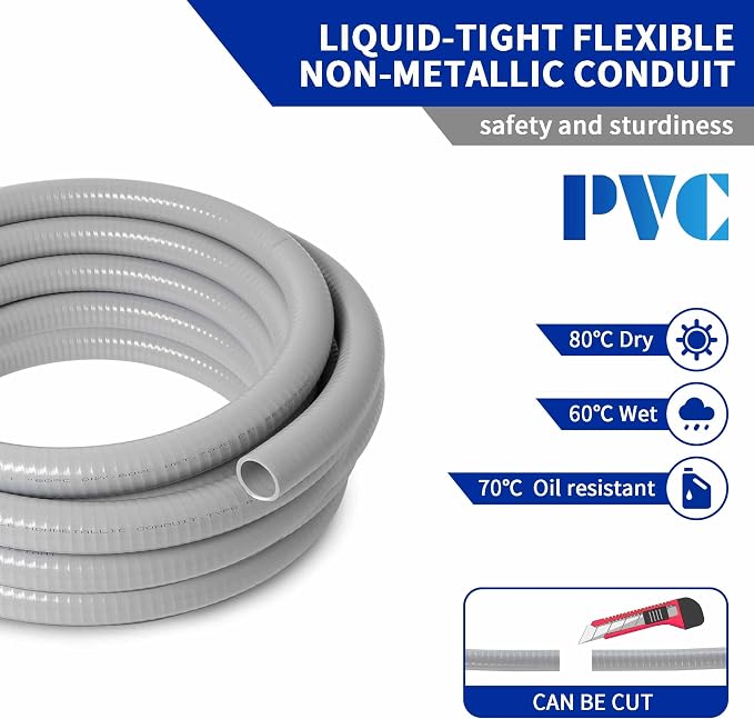 Yariwiz Flexible Electrical Conduit Liquid Tight PVC Conduit Kit - Image 3