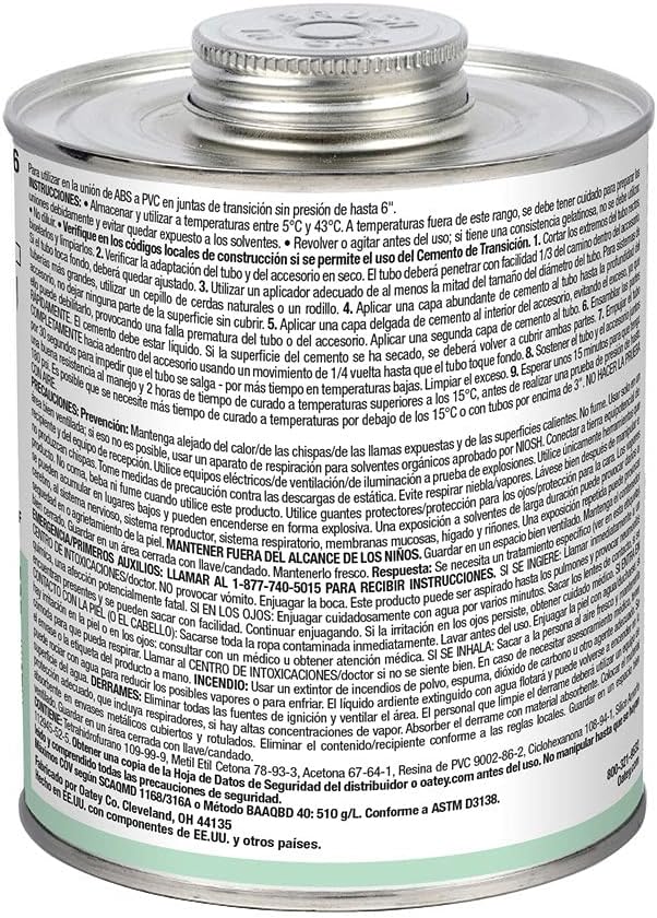 Oatey 30926 Medium Bodied Solvent, 32 Oz - Image 6