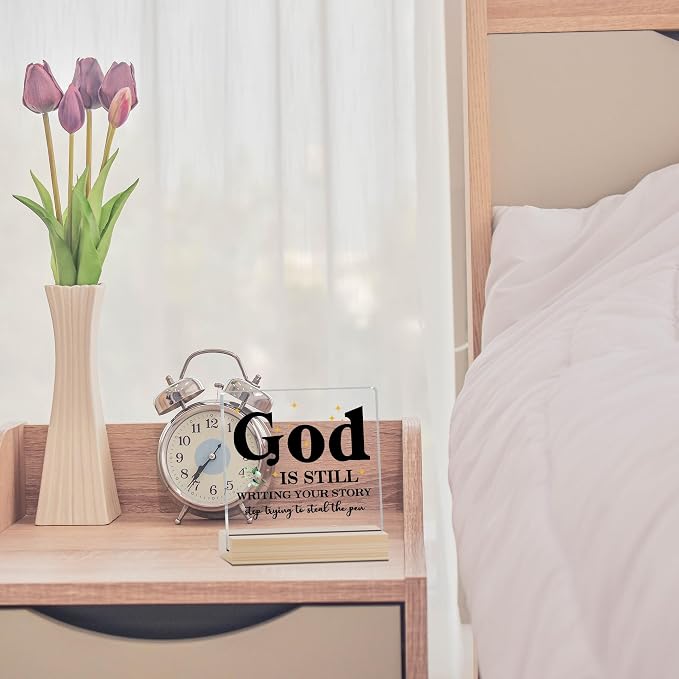 Farmhouse Decor, Acrylic Christian God Home Decorations, Aesthetic Entry Way - Image 4