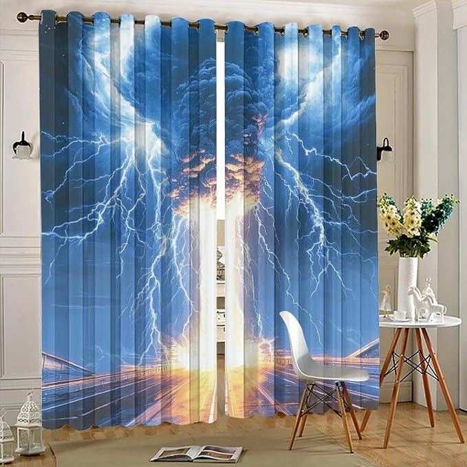 Tornado Lightning Blackout Curtains - Image 4