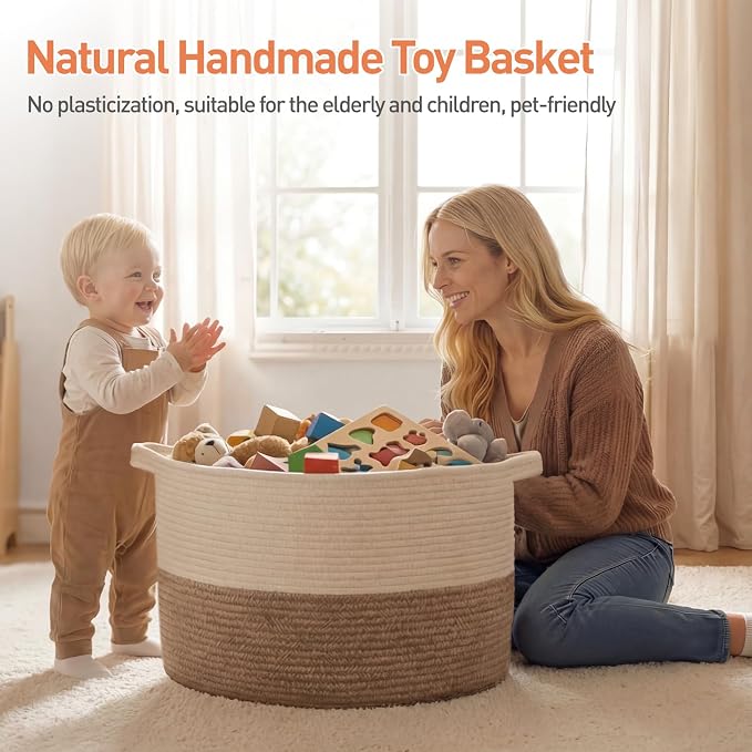 OIAHOMY 90L XXXLarge Blanket Basket - Image 3
