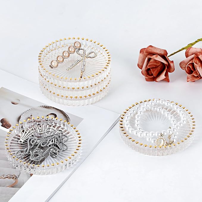 Set of 5 Modern Clear Coaster-Glass Coasters - Image 9