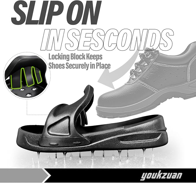 2026 NEW Epoxy Shoes Spikes Large US 9-11｜Fast Slip-On Spike Shoes - Image 2