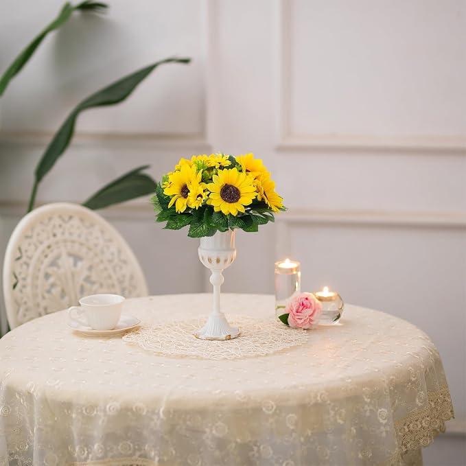 BLOSMON Sunflower Artificial Flowers Ball - Image 3
