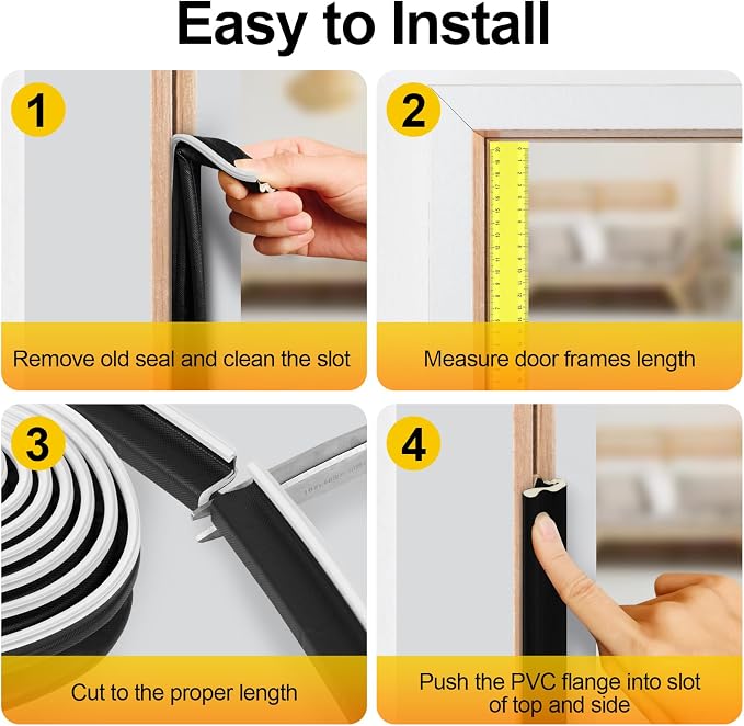Litaibai Kerf Exterior Door Weather Stripping - Image 7
