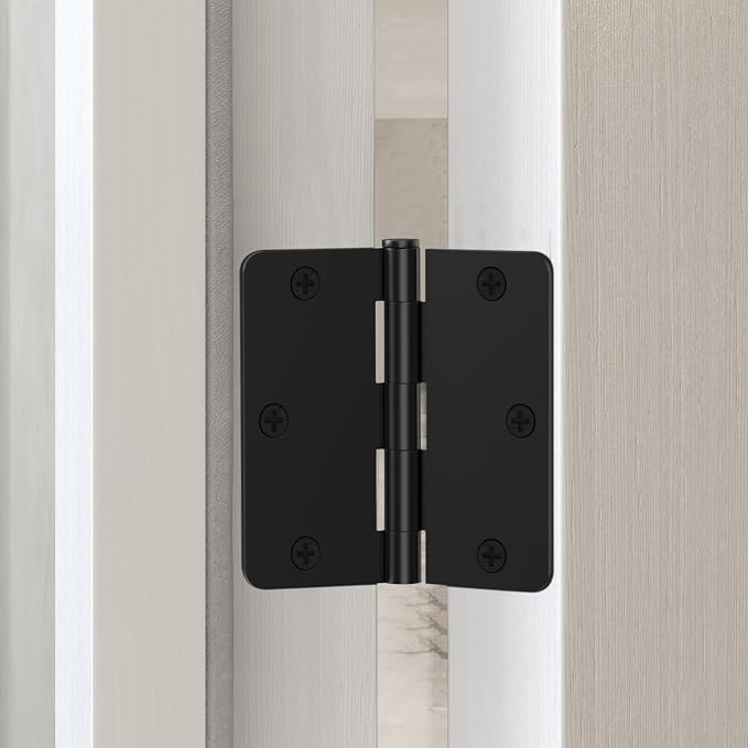 Door Hinges Matte Black - Image 3