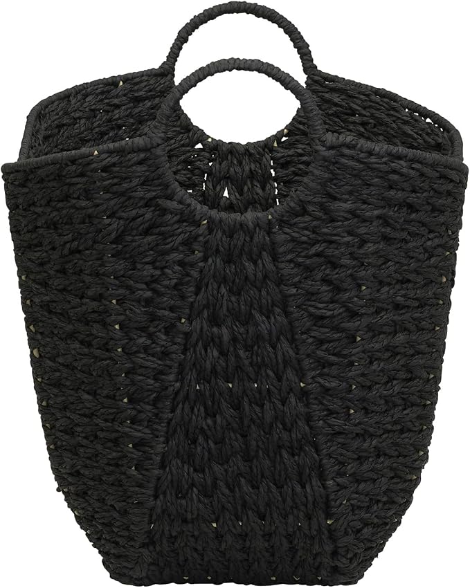 Household Essentials Handwoven Paper Rope Storage Basket - Image 5