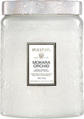 Voluspa Mokara Orchid Large Scented Candle Jar 18 Oz, 100 Hr Burn | Vegan by Unknown