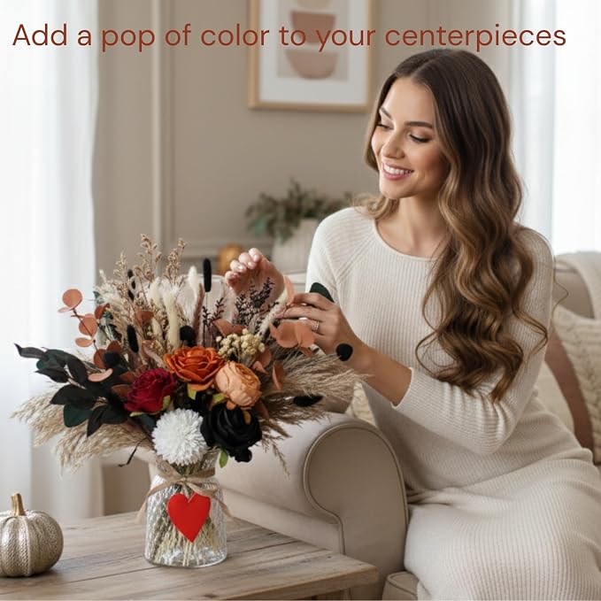 Fall Dried & Artificial Floral Centerpieces - Image 2