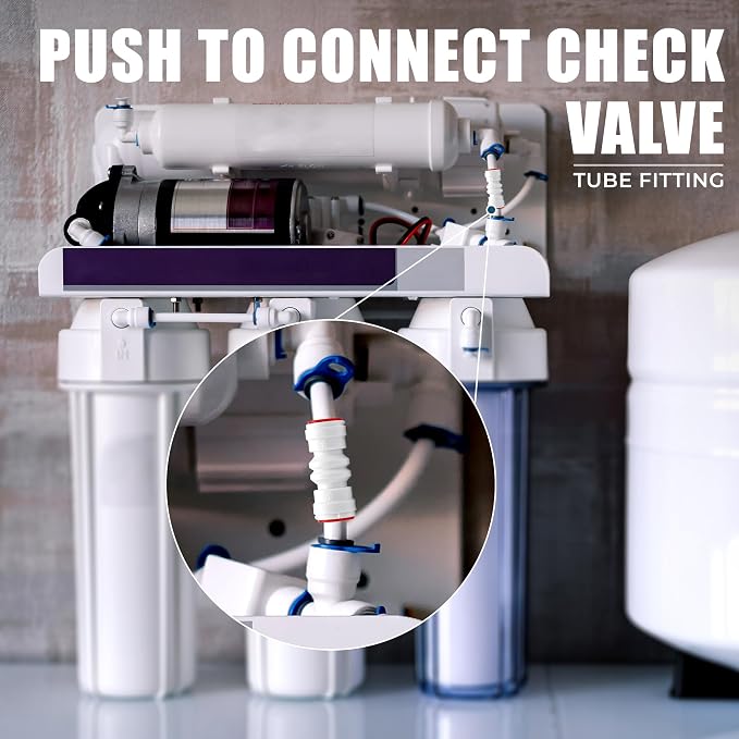 Ozmosis 3/8" Push To Connect Check Valve Straight and Durable - Image 4