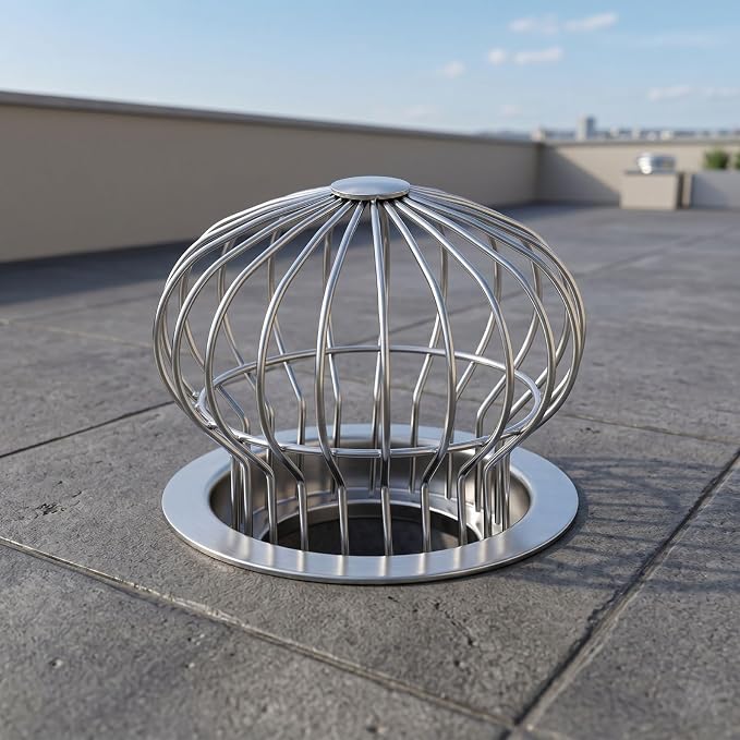 304 Stainless Steel Floor Drain Downspout Cover Insert Wire Mesh Strainer - Image 6