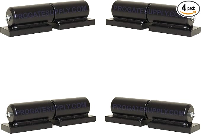 | GatorPro | 7" Steel Barrel Hinge | 4 Pack | Gates Heavy Duty Weld on Ball by Pro+Gate+Supply