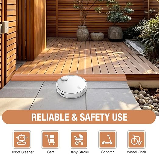 Floor Transition Strip Self Adhesive Vinyl Door Threshold Strip | Rubber - Image 2